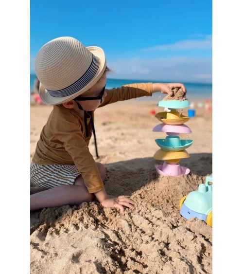 6 bunte stapelbare Boote - Badespielzeug für babys Le Jouet Simple geschenkidee schweiz kaufen