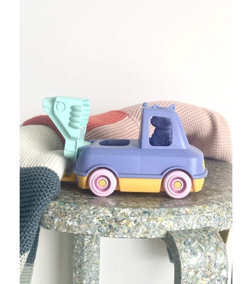 Der Feuerwehrauto - Blau und Rosa Le Jouet Simple geschenkidee schweiz kaufen