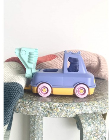 Der Feuerwehrauto - Blau und Rosa Le Jouet Simple geschenkidee schweiz kaufen