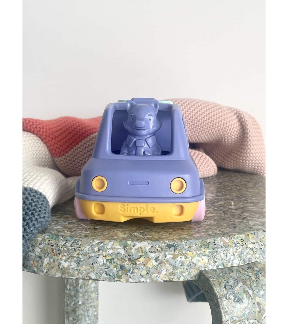 Der Feuerwehrauto - Blau und Rosa Le Jouet Simple geschenkidee schweiz kaufen