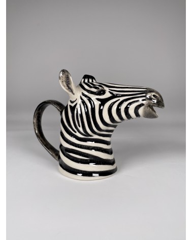 Lattiera piccola - Zebra Quail Ceramics brocca per latte lattiera caraffa latte piccola