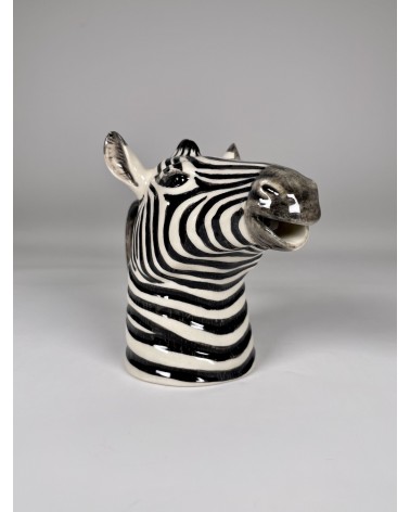 Small milk jug - Zebra Quail Ceramics small pitcher coffee mini milk jugs