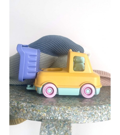 Le Camion Benne - Jaune et Rose Le Jouet Simple idée cadeau original suisse