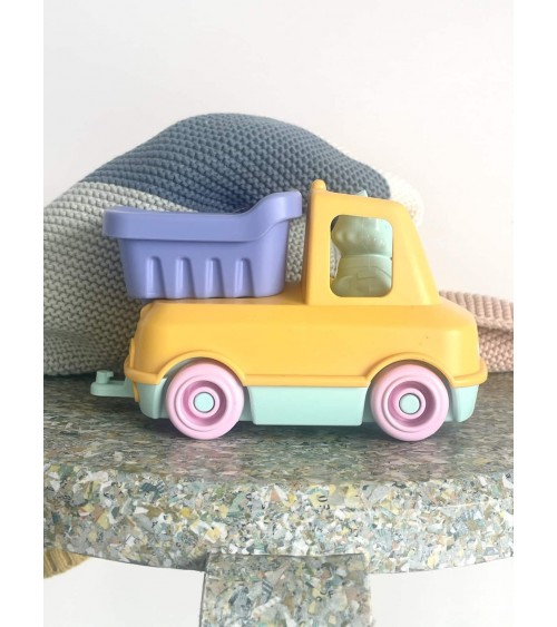 Le Camion Benne - Jaune et Rose Le Jouet Simple idée cadeau original suisse