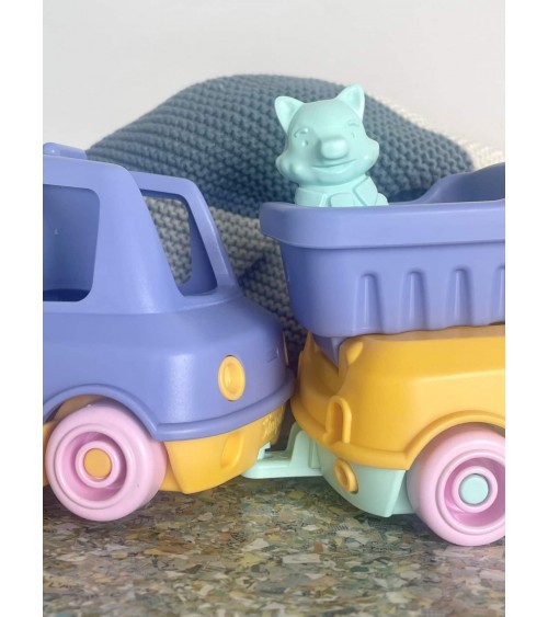 Le Camion Benne - Bleu et Rose Le Jouet Simple idée cadeau original suisse
