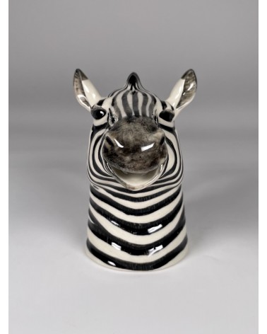 Small milk jug - Zebra Quail Ceramics small pitcher coffee mini milk jugs