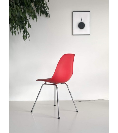 Eames Plastic Side chair DSX - VITRA - Usate kitatori mobili Oggetto di design vintage svizzera