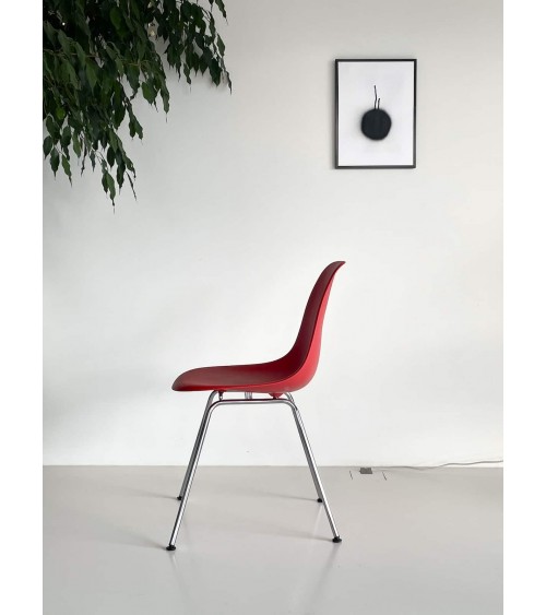 Eames Plastic Side chair DSX - VITRA - Usate kitatori mobili Oggetto di design vintage svizzera