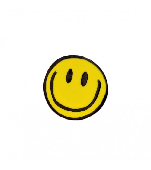 Yellow Smiley Enamel Pin Studio Inktvis broches and pins hat pin badges collectible