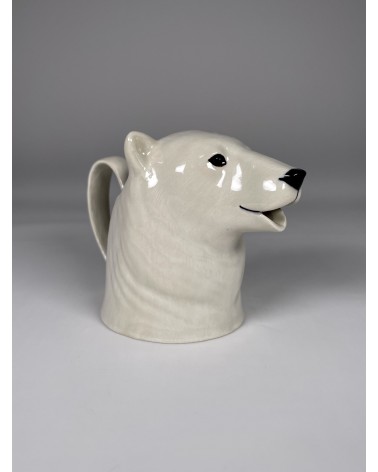 Small milk jug - Polar Bear Quail Ceramics small pitcher coffee mini milk jugs