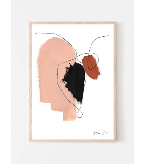 Inhale - Poster Mia Liv online bestellen shop store kunstdrucke kaufen wandposter artposter kunstposter cool unique