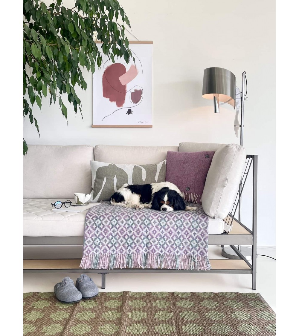 Schafwolldecke Dartmouth Heather - Wolldecke aus Schurwolle Bronte by Moon Schafwolldecke warme Woll Decken Sofa wohndecke ka...