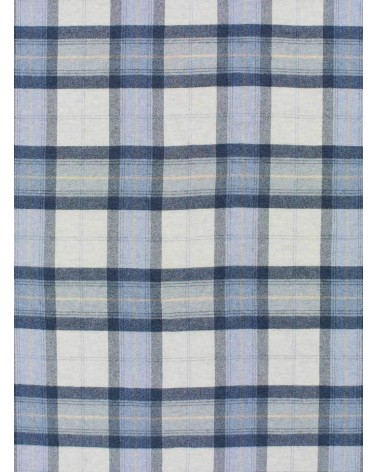 Plaid per divano SKYE DESIGN Blu - Coperta pura lana vergine Bronte by Moon plaid per divano in lana coperta morbida letto ma...