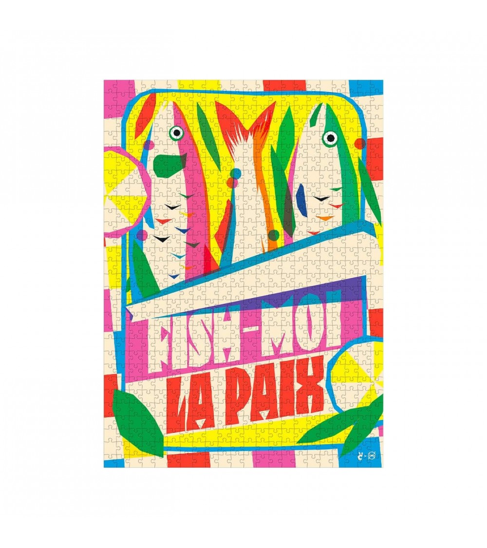 Fish-moi la paix - Puzzle 1000 pezzi per adulti Piece & Love Kitatori