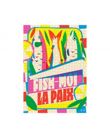 Fish-moi la paix - Puzzle 1000 pezzi per adulti Piece & Love Kitatori