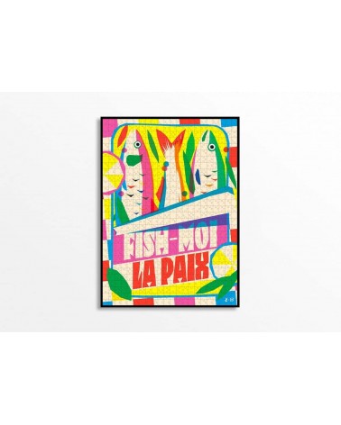 Fish-moi la paix - Puzzle 1000 pezzi per adulti Piece & Love Kitatori