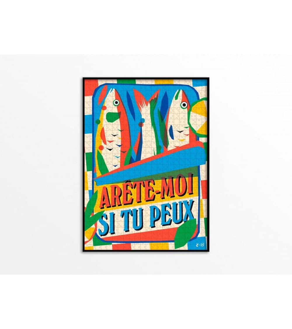 Arête-moi si tu peux - Puzzle 1000 pièces pour adulte Piece & Love jeu de puzzle design original moderne cool
