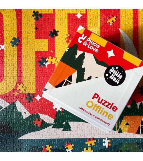 Offline - 1000-piece jigsaw puzzle for adults Piece & Love art puzzle jigsaw adult picture puzzles