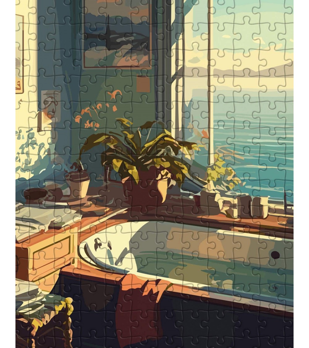 Bain Voyons - Puzzle 1000 Teile für Erwachsene Piece & Love  coole lustige schöne puzzle kaufen shönes motiv