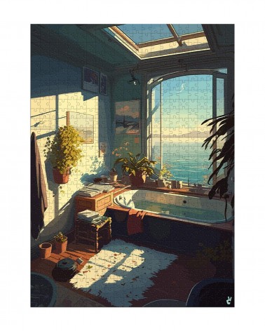 Bain Voyons - Puzzle 1000 Teile für Erwachsene Piece & Love  coole lustige schöne puzzle kaufen shönes motiv
