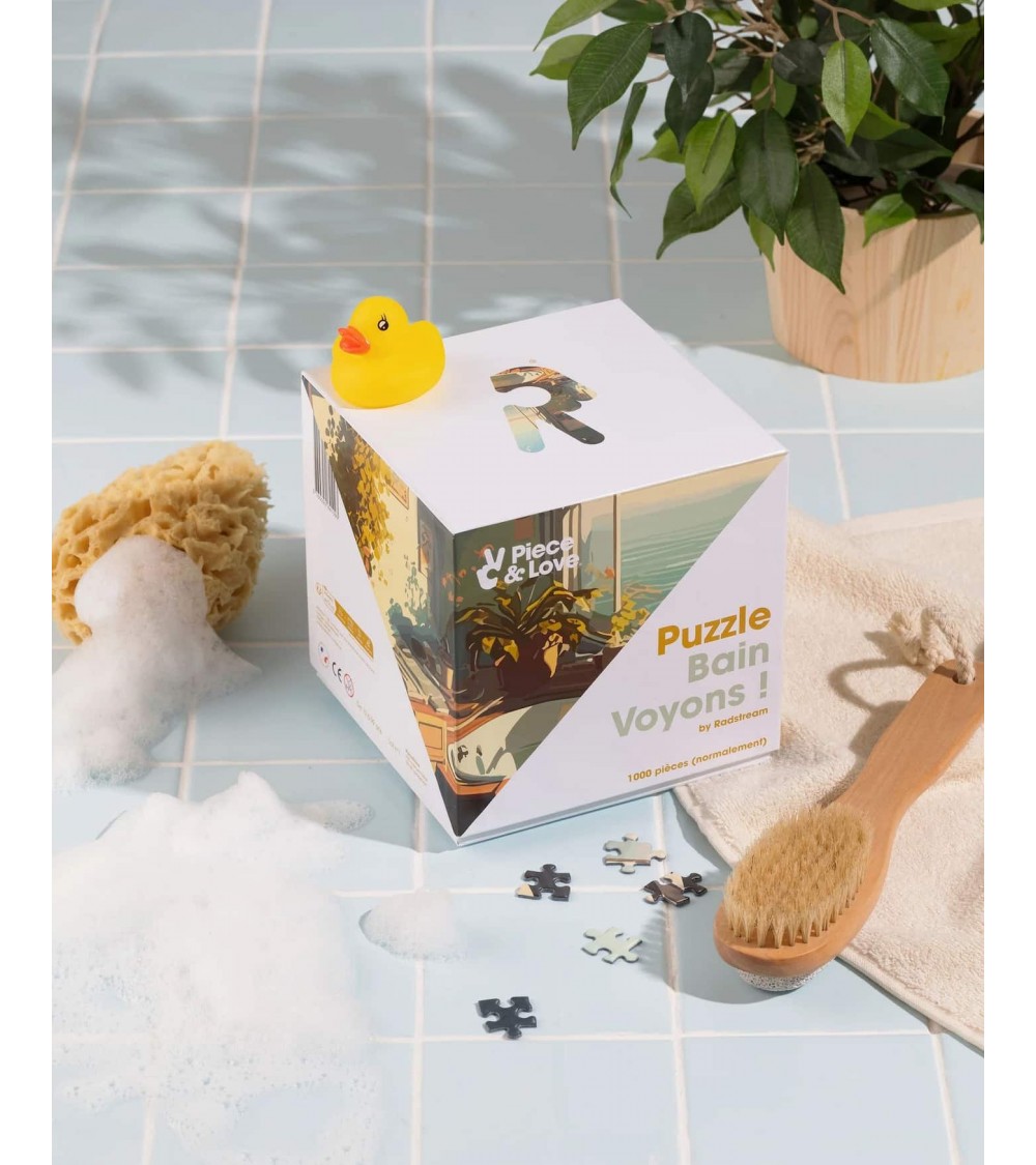 Bain Voyons - Puzzle 1000 Teile für Erwachsene Piece & Love  coole lustige schöne puzzle kaufen shönes motiv