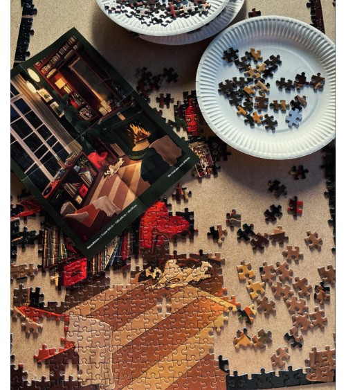 00h10 - Puzzle 1000 pièces pour adulte Piece & Love jeu de puzzle design original moderne cool