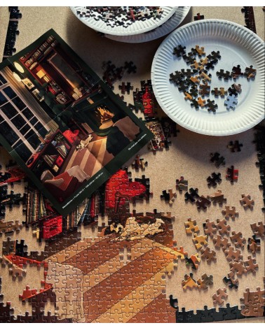 00h10 - Puzzle 1000 pièces pour adulte Piece & Love jeu de puzzle design original moderne cool