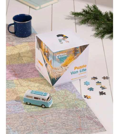 Van Life - Puzzle 1000 pezzi per adulti Piece & Love Kitatori