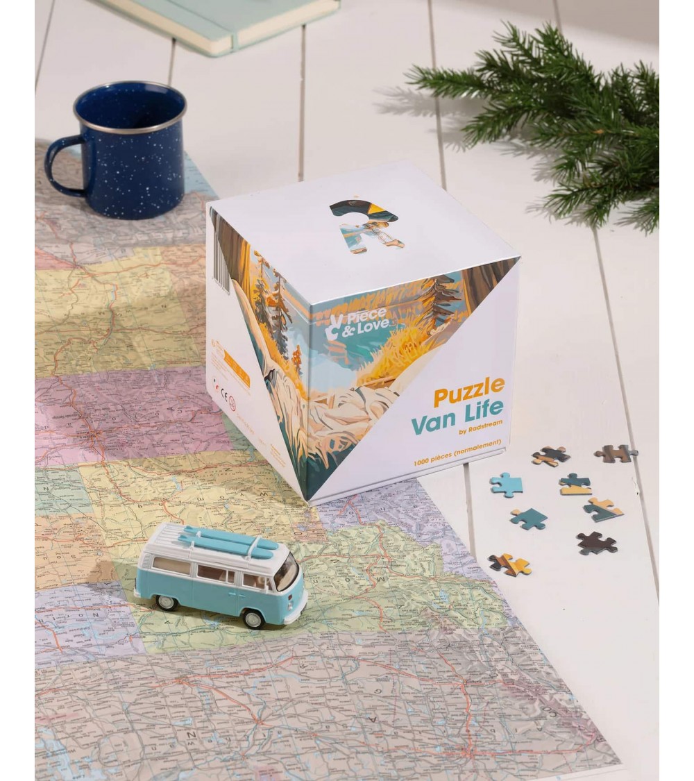 Van Life - Puzzle 1000 pièces pour adulte Piece & Love jeu de puzzle design original moderne cool