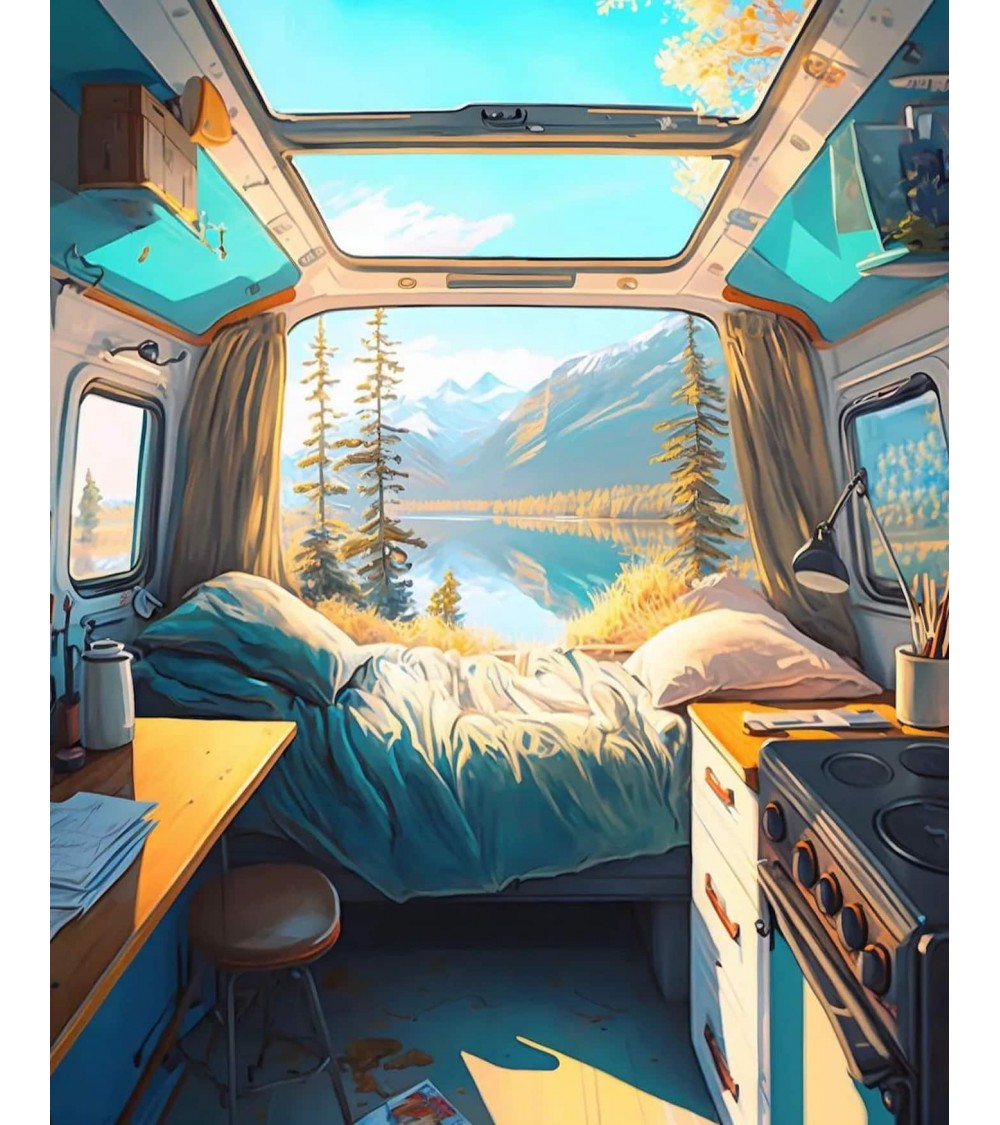 Van Life - Puzzle 1000 pièces pour adulte Piece & Love jeu de puzzle design original moderne cool