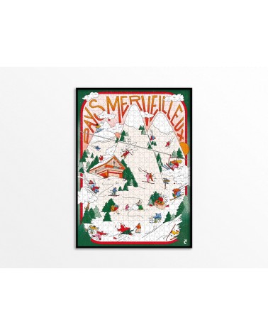 Planté de baton - Puzzle 1000 Teile für Erwachsene Piece & Love  coole lustige schöne puzzle kaufen shönes motiv