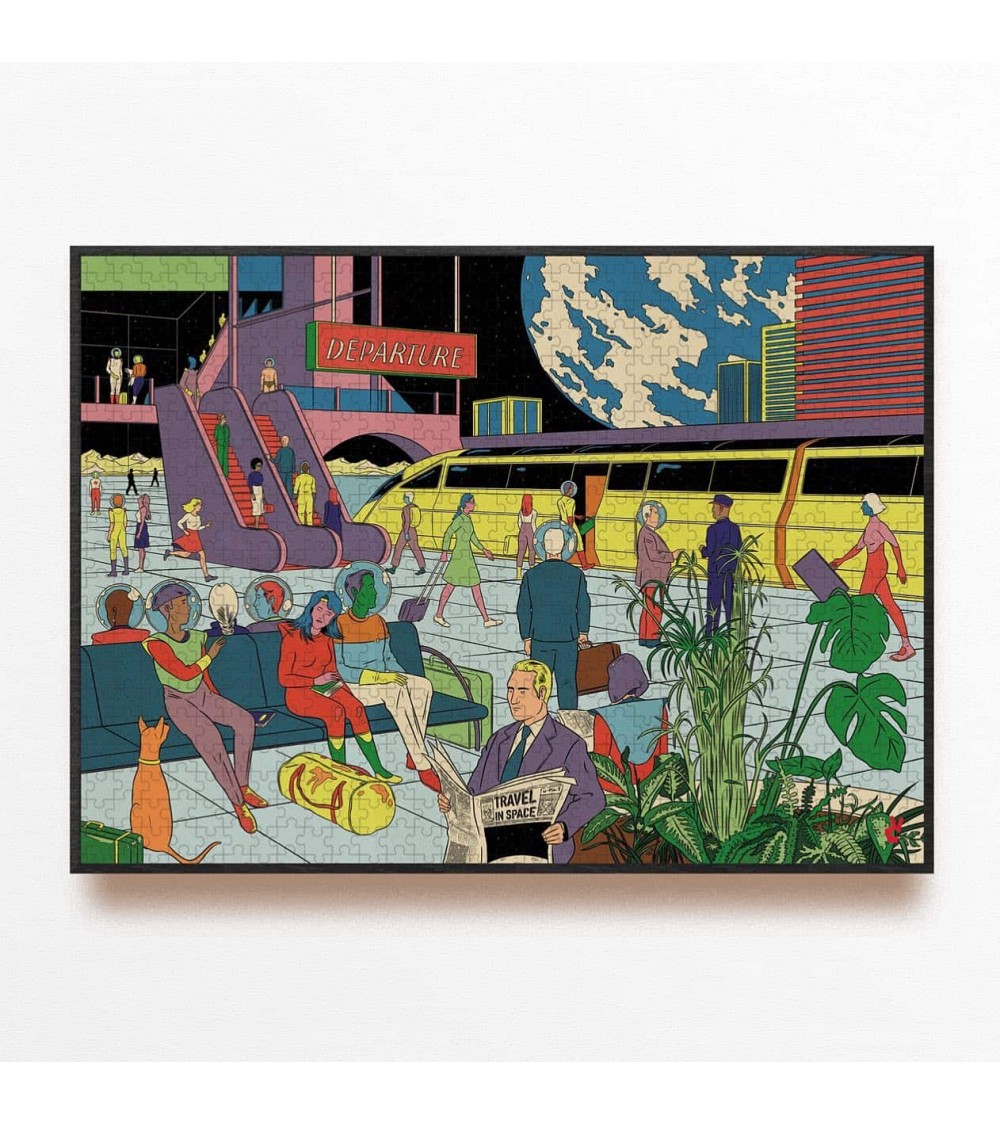 Station by Simon Bailly - Puzzle 1000 pièces pour adulte Piece & Love jeu de puzzle design original moderne cool