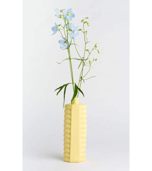 Bottle Vase 10 Fresh yellow - Modern Porcelain Flower Vase Foekje Fleur table flower living room vase kitatori switzerland
