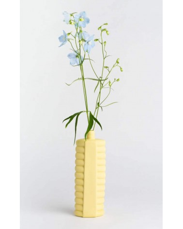 Bottle Vase 10 Fresh yellow - Modern Porcelain Flower Vase Foekje Fleur table flower living room vase kitatori switzerland