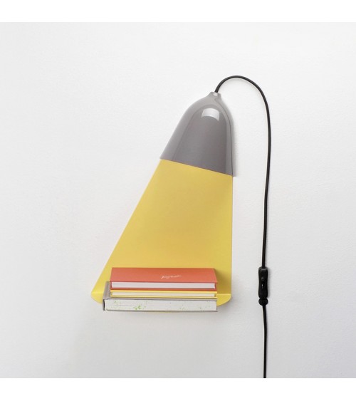 Light shelf - Grigio Spazio - Lampada da parete e da tavolo ilsangisang lampade a muro design