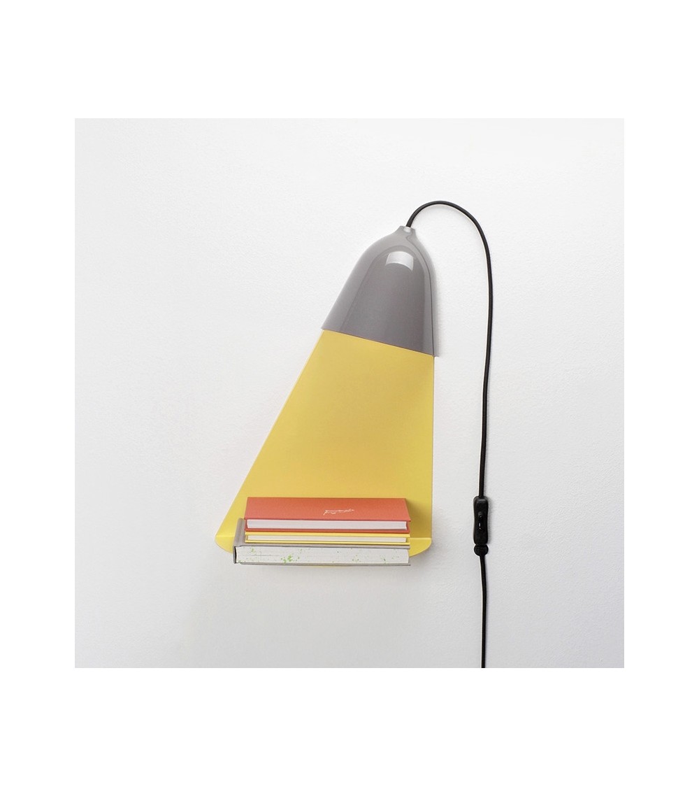 Light shelf - Grigio Spazio - Lampada da parete e da tavolo ilsangisang lampade a muro design