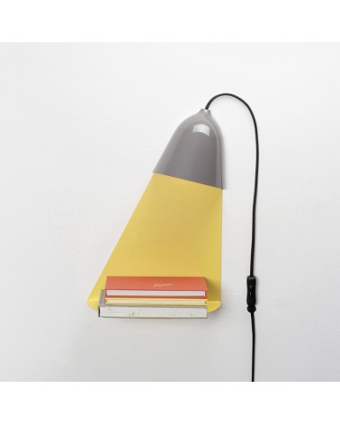 Light shelf - Grigio Spazio - Lampada da parete e da tavolo ilsangisang lampade a muro design