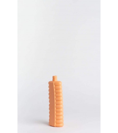 Bottle Vase 10 Orange - Modern Porcelain Flower Vase Foekje Fleur table flower living room vase kitatori switzerland