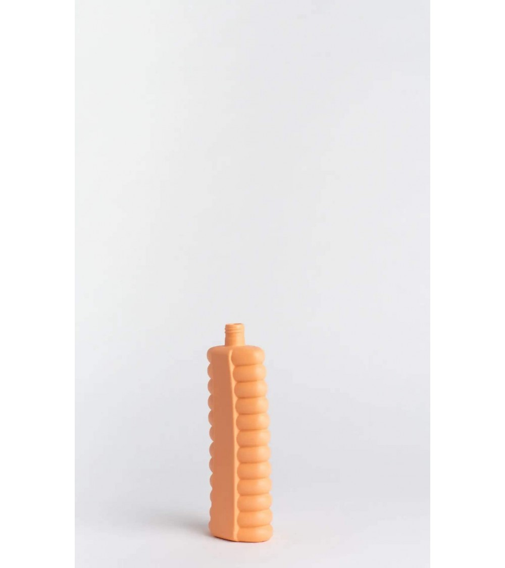 Bottle Vase Design 10 Orange - Vase à fleurs en porcelaine Foekje Fleur design fleur décoratif original kitatori suisse