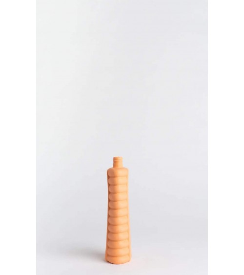 Bottle Vase Design 10 Orange - Vase à fleurs en porcelaine Foekje Fleur design fleur décoratif original kitatori suisse