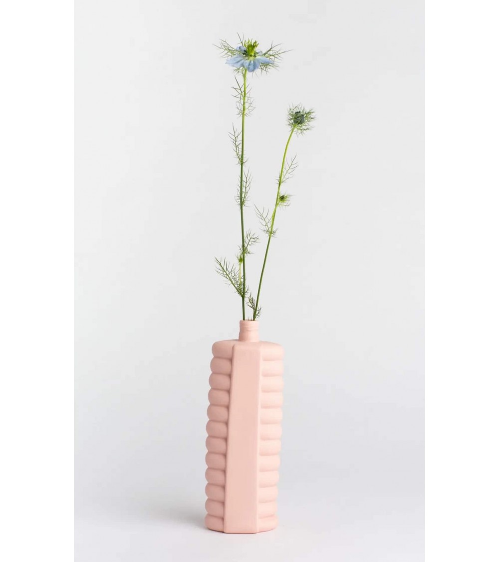 Bottle Vase 10 Rosa - Vaso da fiori in porcellana Foekje Fleur vasi eleganti per interni per fiori decorativi design kitatori...