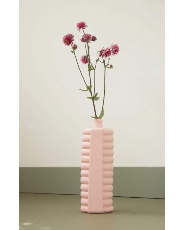 Bottle Vase 10 Rosa - Vaso da fiori in porcellana Foekje Fleur vasi eleganti per interni per fiori decorativi design kitatori...