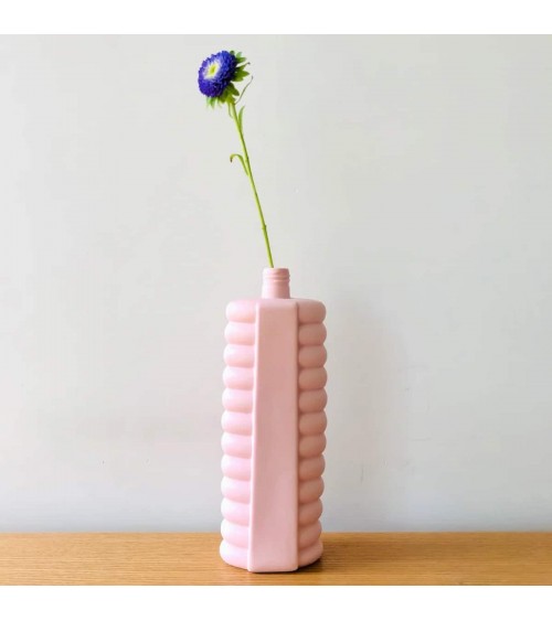 Bottle Vase 10 Rosa - Vaso da fiori in porcellana Foekje Fleur vasi eleganti per interni per fiori decorativi design kitatori...