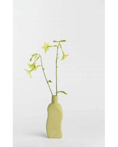 Bottle Vase Design 12 Vert Mousse - Vase à fleurs en porcelaine Foekje Fleur design fleur décoratif original kitatori suisse