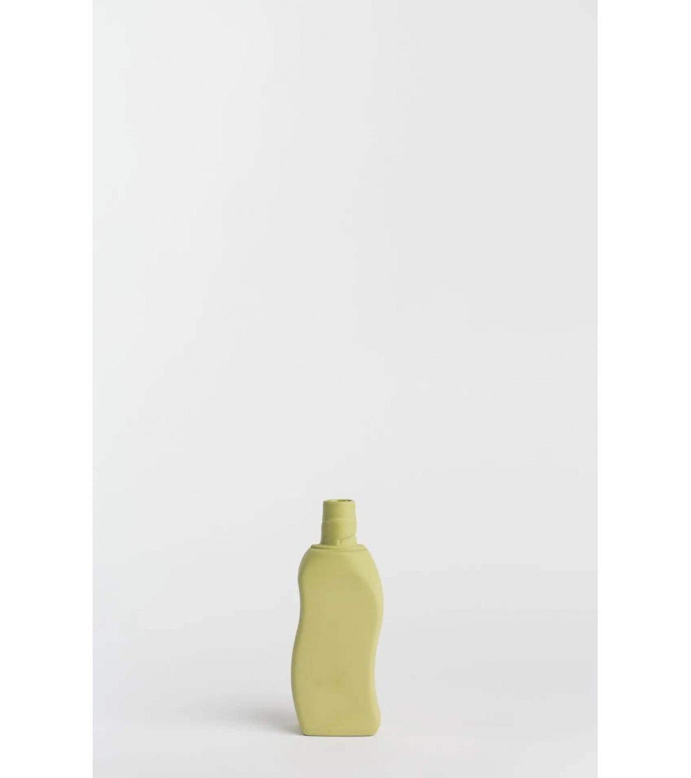Bottle Vase 12 Verde muschio - Vaso da fiori in porcellana Foekje Fleur vasi eleganti per interni per fiori decorativi design...