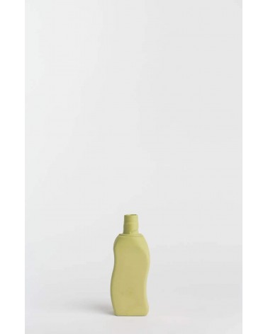Bottle Vase Design 12 Vert Mousse - Vase à fleurs en porcelaine Foekje Fleur design fleur décoratif original kitatori suisse