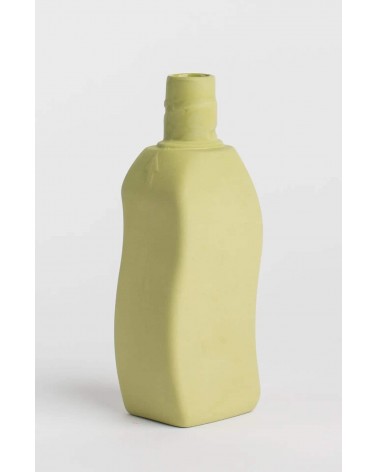 Bottle Vase Design 12 Vert Mousse - Vase à fleurs en porcelaine Foekje Fleur design fleur décoratif original kitatori suisse