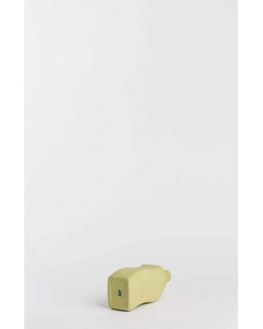 Bottle Vase 12 Moos Green - Modern Porcelain Flower Vase Foekje Fleur table flower living room vase kitatori switzerland