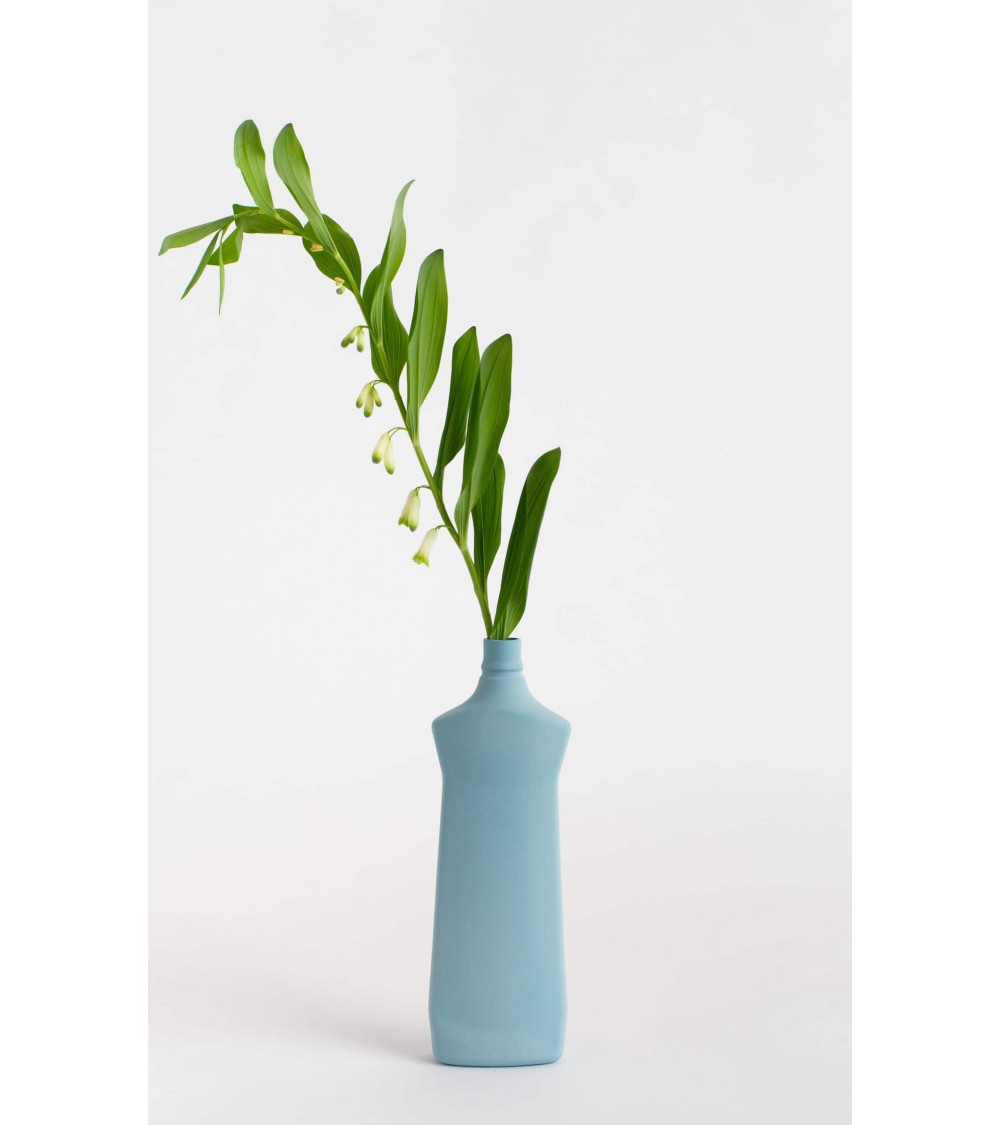 Bottle Vase 1 Blu chiaro - Vaso da fiori in porcellana Foekje Fleur vasi eleganti per interni per fiori decorativi design kit...