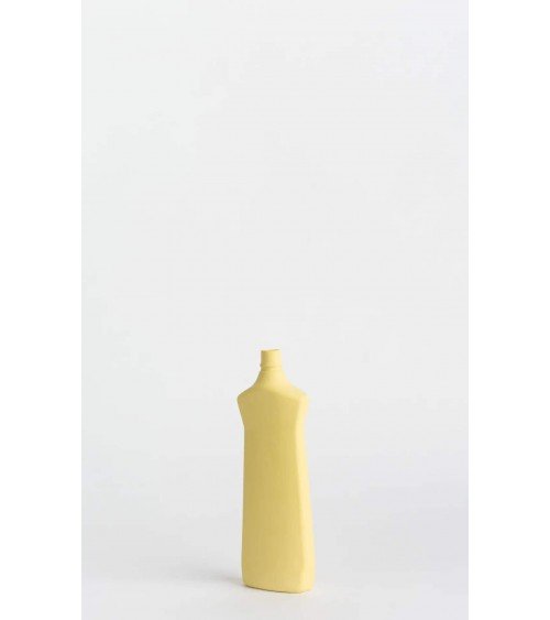 Bottle Vase Design 1 Frisches Gelb - Blumenvase aus Porzellan Foekje Fleur vasen deko blumenvase blume vase design dekoration...